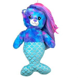 Build-A-Bear Mermaid Bear Tie-Dye with‎ Hair